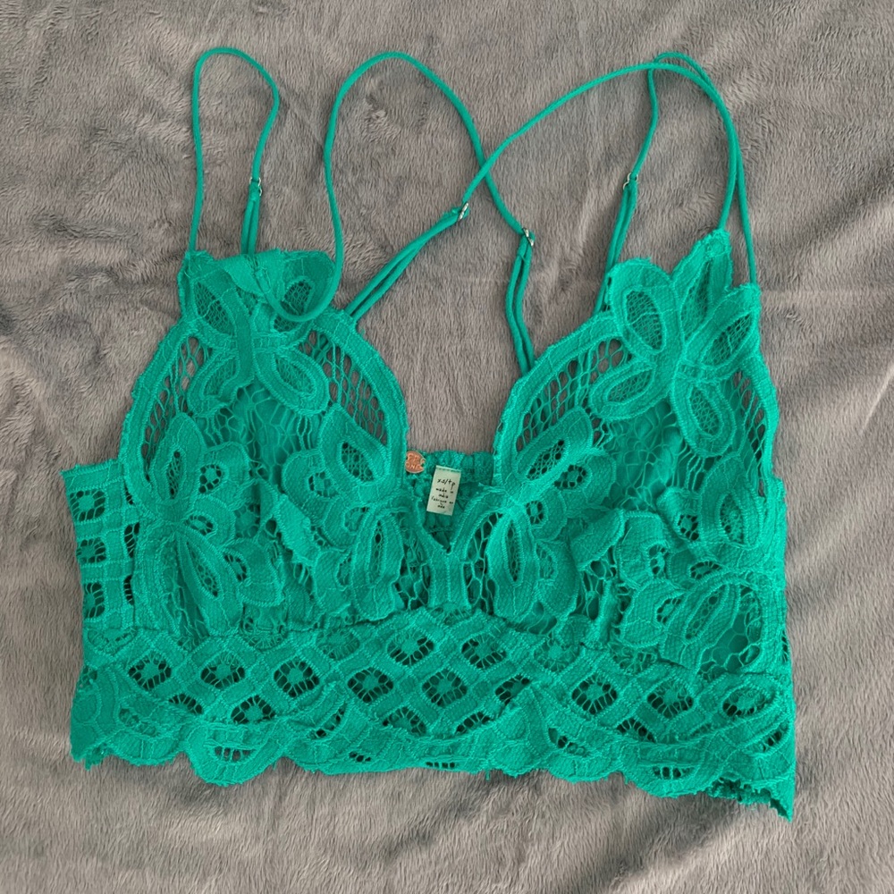 Free People Green Bralette - Never worn 🤍